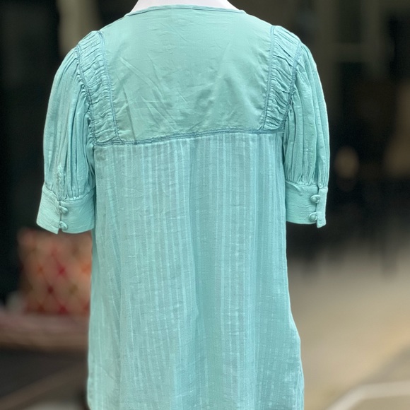 Ella Moss Medium M Short SleevesStyle# gz 5157 Blue - Picture 3 of 9